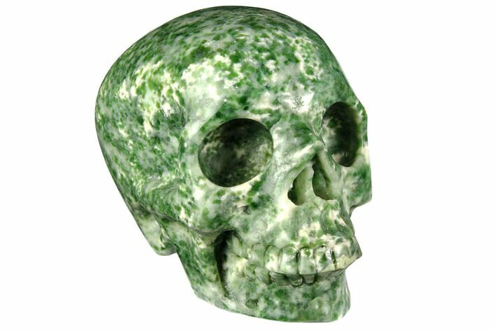 Realistic, Polished Hamine Jasper Skull #151015